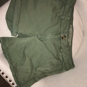American eagle shorts olive